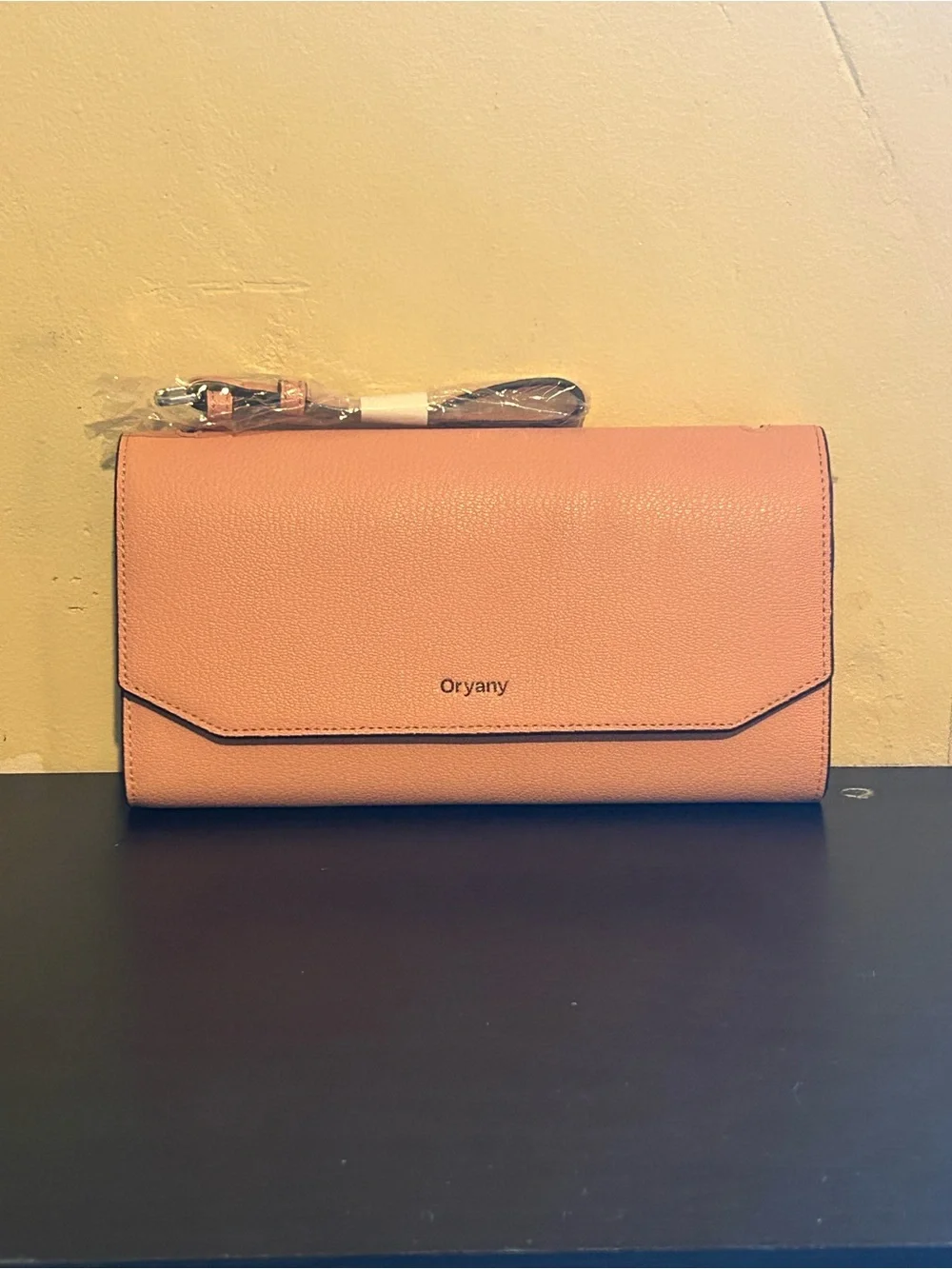 ORYANY Baby Pink Genuine Leather Mandy Crossbody With Passport Holder NWTS